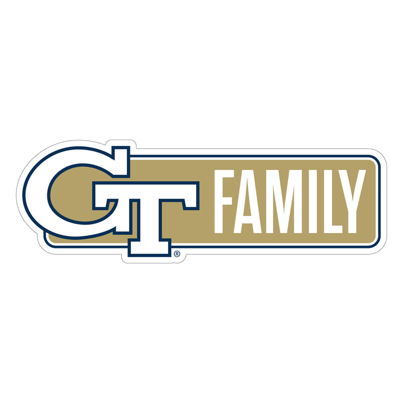 Georgia Tech Yellow Jackets Proud Die Cut Decal Officially Licensed Collegiate Product
