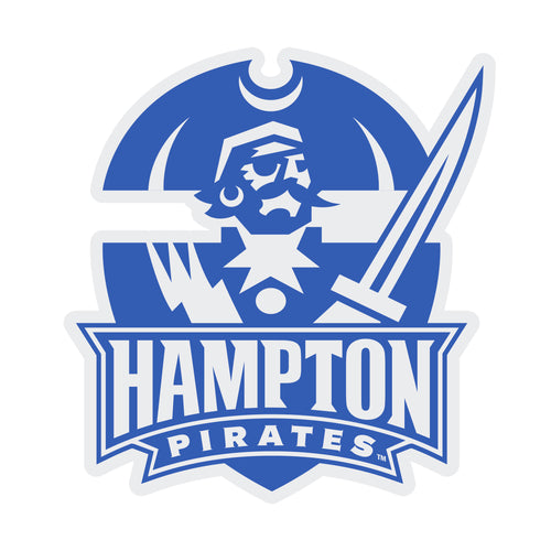 Hampton University Choose Style and Size NCAA Vinyl Decal Sticker for Fans, Students, and Alumni