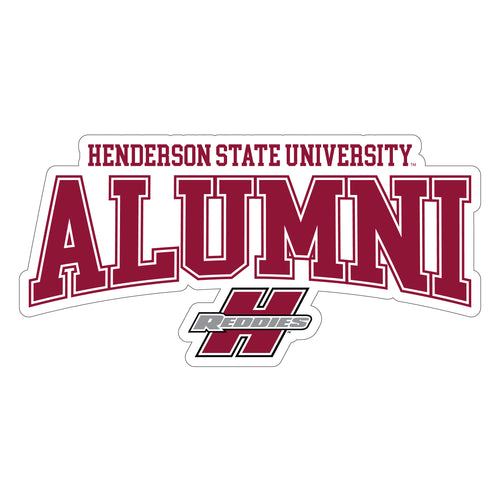 Henderson State Reddies Laser Cut Alumni Vinyl Sticker/Magnet - Officially Licensed 4-Inch