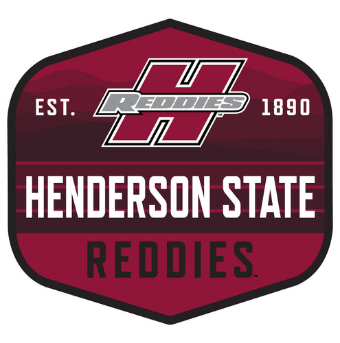 Henderson State Reddies Scenic Background Vinyl Sticker/Magnet - Officially Licensed 