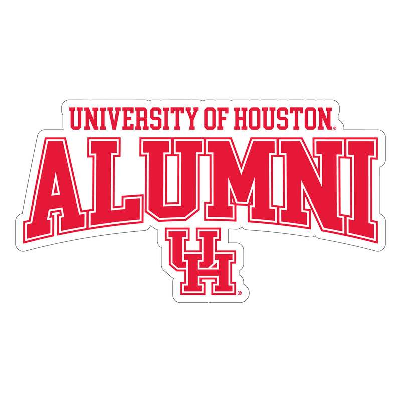 University of Houston Laser Cut Alumni Vinyl Sticker/Magnet - Officially Licensed 4-Inch