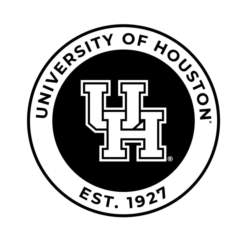 University of Houston Officially Licensed Black Vinyl Decal Sticker Clear Backing