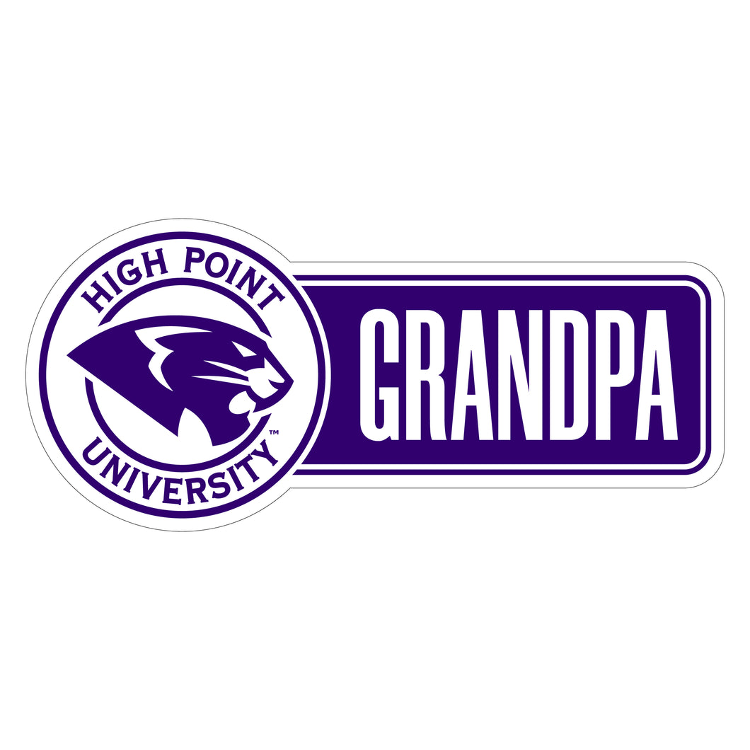 High Point University Proud Die Cut Magnet Officially Licensed Collegiate Product 4-Inches Wide