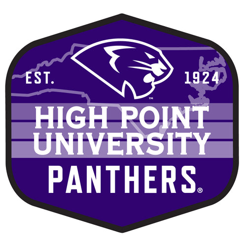 High Point University Scenic Background Vinyl Sticker/Magnet - Officially Licensed 