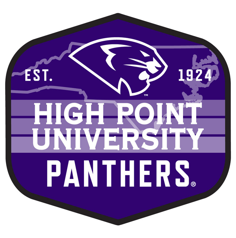 High Point University Scenic Background Vinyl Sticker/Magnet - Officially Licensed 