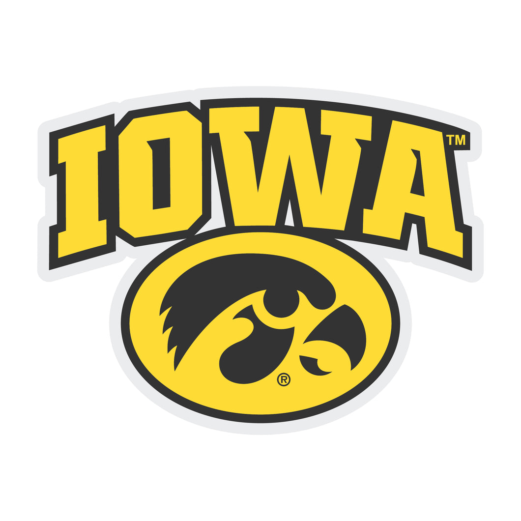 Iowa Hawkeyes Choose Style and Size NCAA Vinyl Decal Sticker for Fans, Students, and Alumni