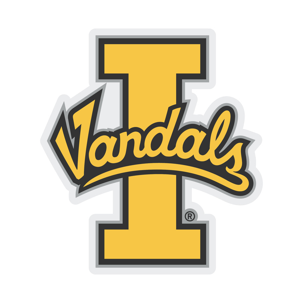 Idaho Vandals Choose Style and Size NCAA Vinyl Decal Sticker for Fans, Students, and Alumni