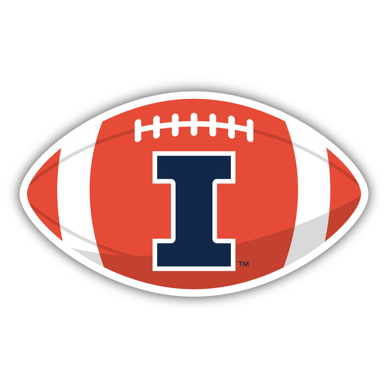 Illinois Fighting Illini College Sticker or Magnet – Licensed University Sports Design, Multiple Sizes 