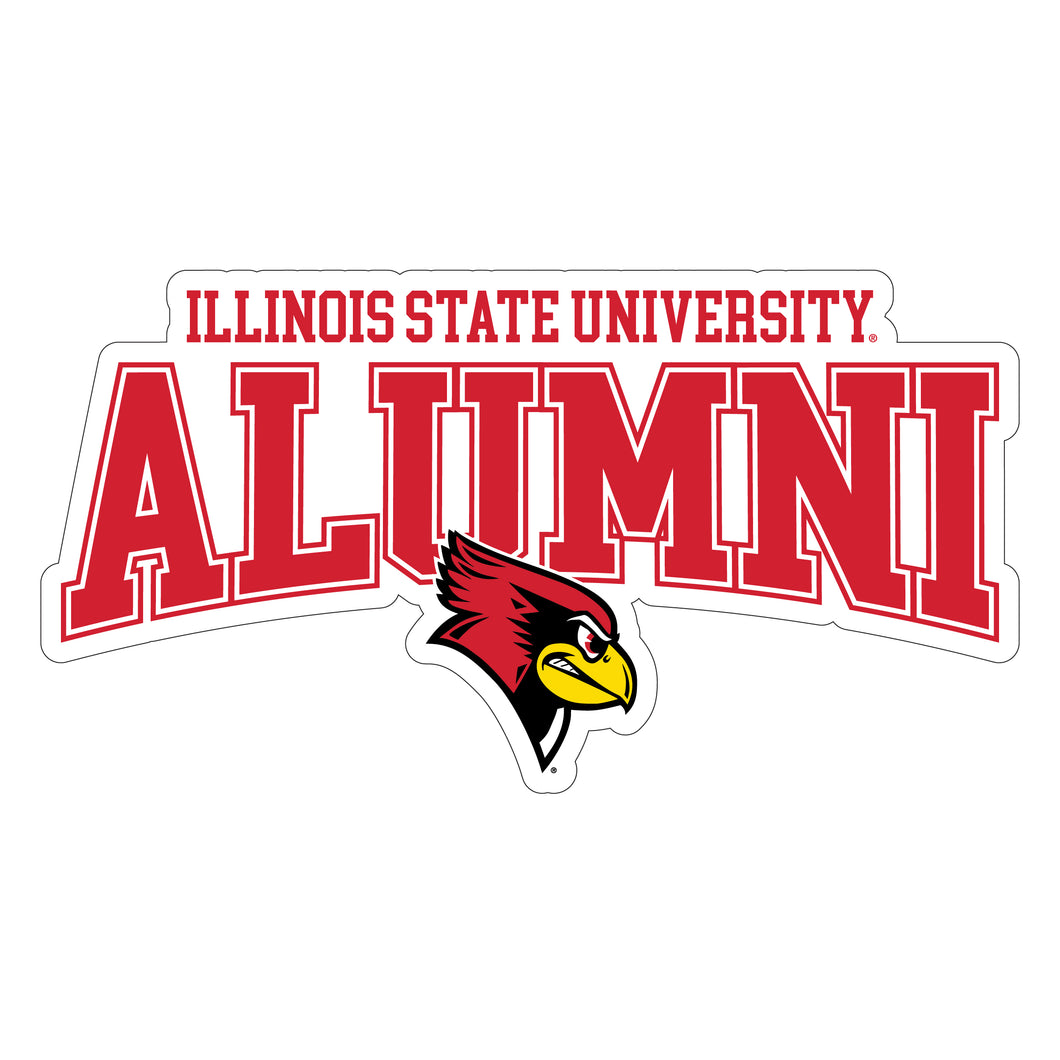 Illinois State Redbirds Laser Cut Alumni Vinyl Sticker/Magnet - Officially Licensed 8-Inch