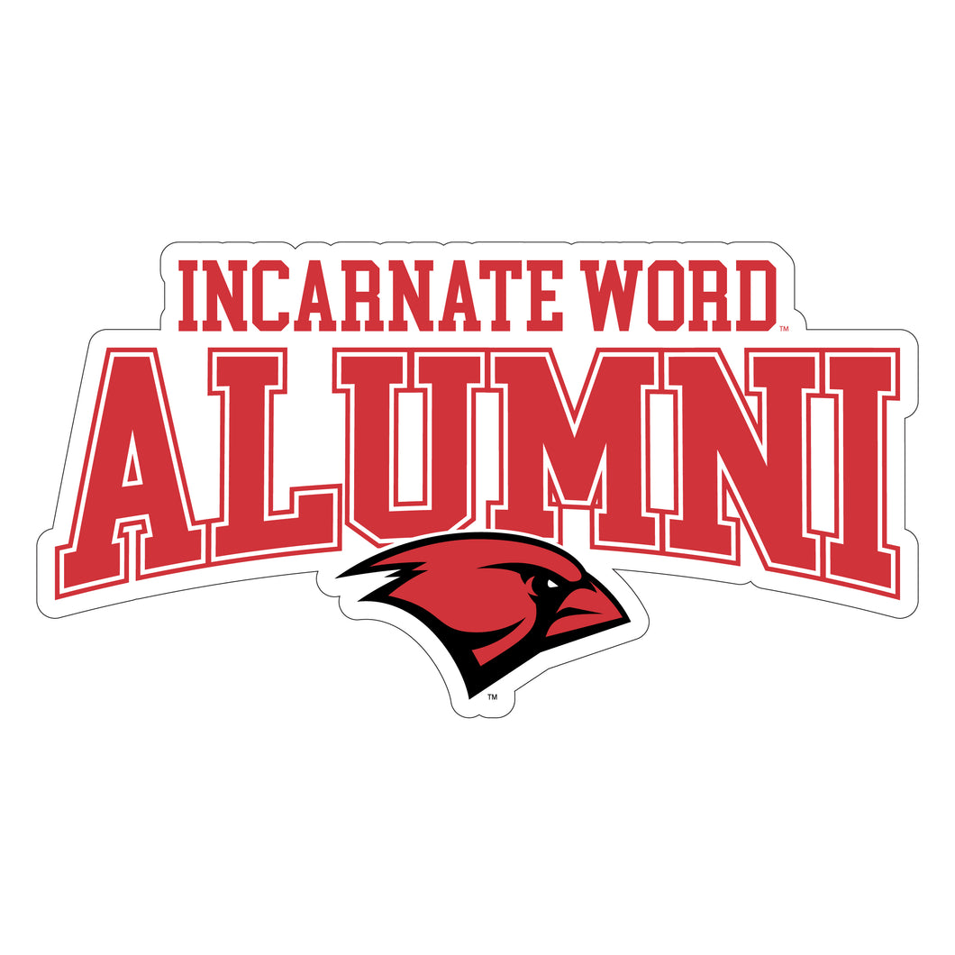 Incarnate Word Cardinals Laser Cut Alumni Vinyl Sticker/Magnet - Officially Licensed 8-Inch