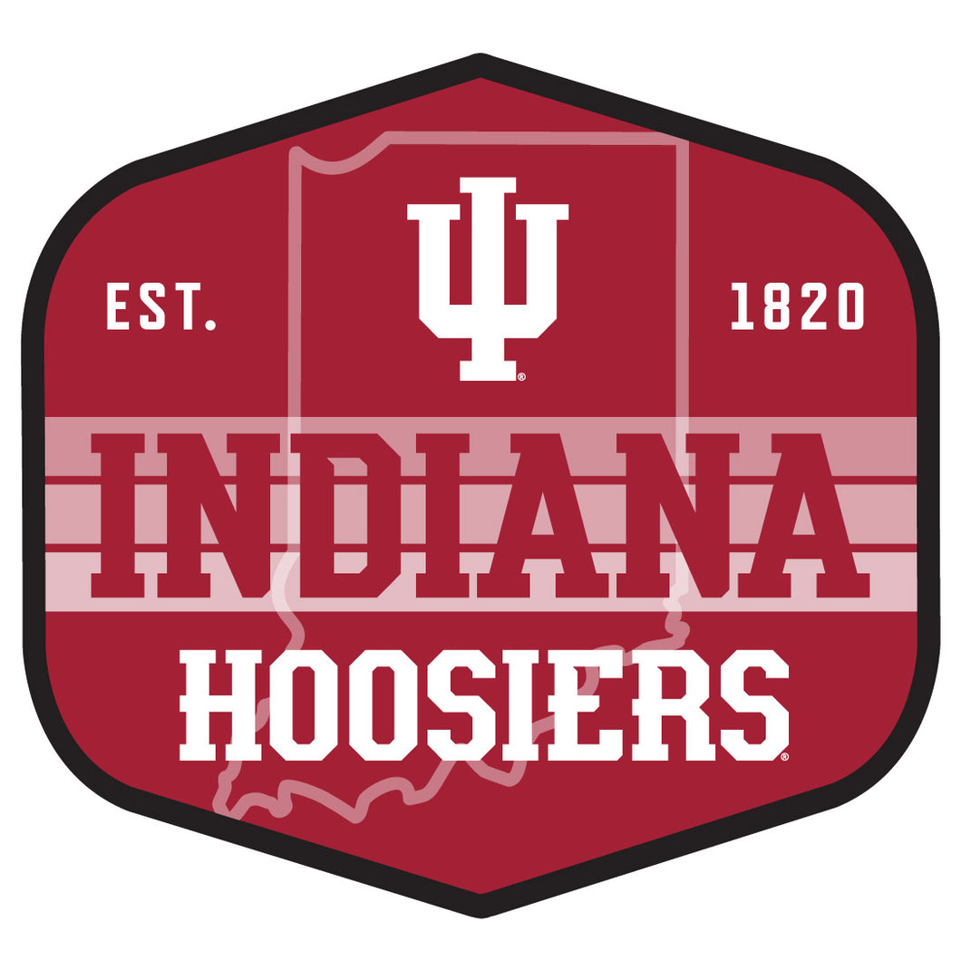 Indiana Hoosiers Scenic Background Vinyl Sticker/Magnet - Officially Licensed 