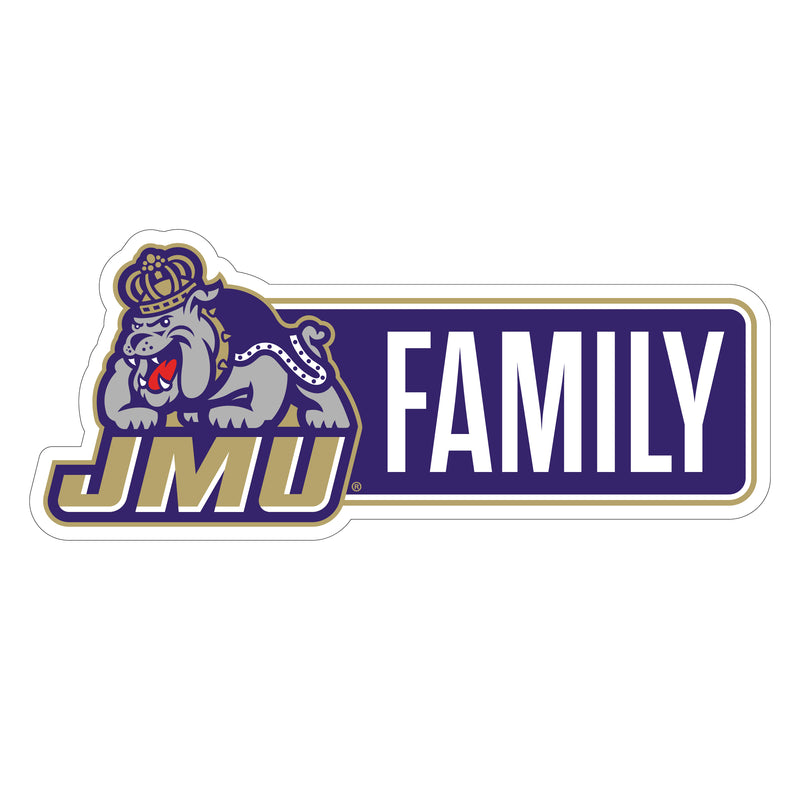 James Madison Dukes Proud Die Cut Decal Officially Licensed Collegiate Product