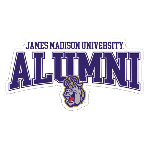 James Madison Dukes Laser Cut Alumni Vinyl Sticker/Magnet - Officially Licensed 3-Inch