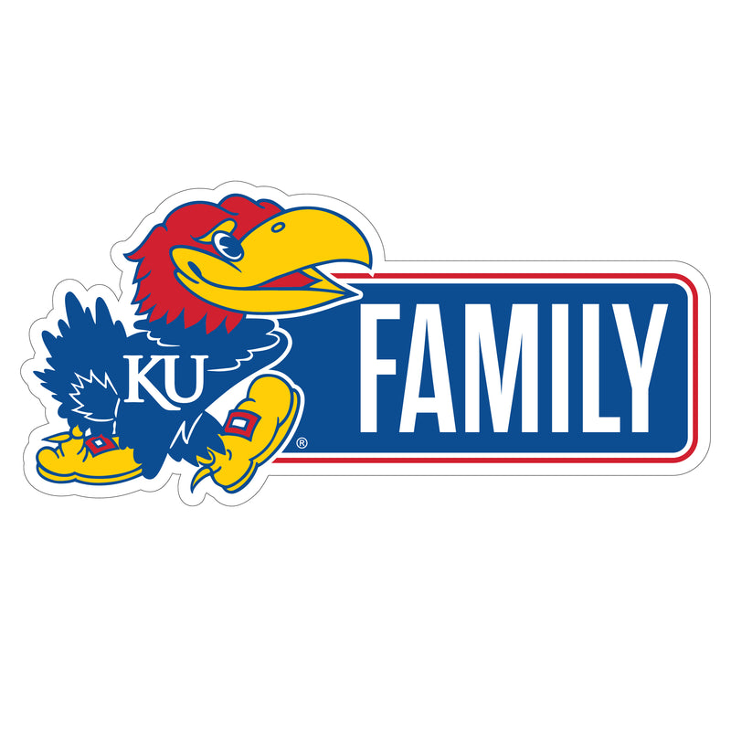 Kansas Jayhawks Proud Die Cut Decal Officially Licensed Collegiate Product