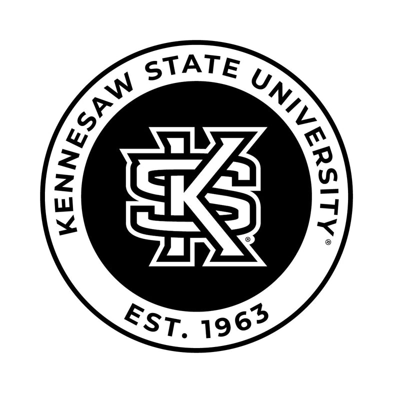 Kennesaw State University Officially Licensed Black Vinyl Decal Sticker White Backing