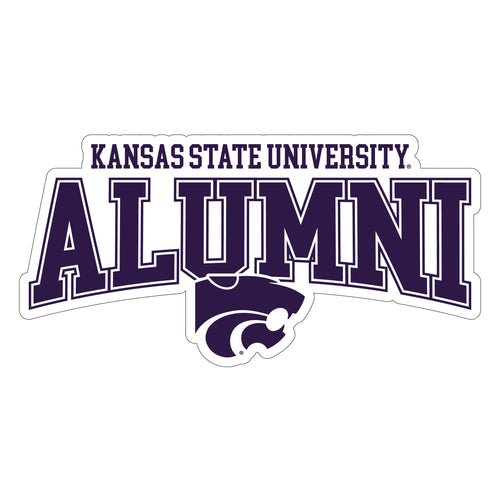 Kansas State Wildcats Laser Cut Alumni Vinyl Sticker/Magnet - Officially Licensed 3-Inch
