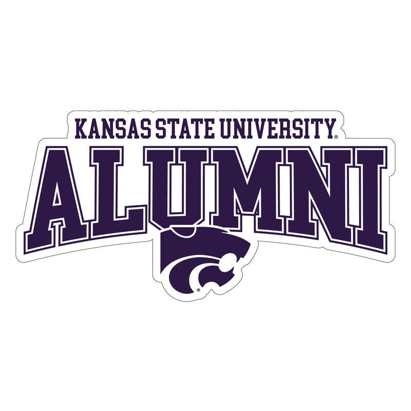 Kansas State Wildcats Laser Cut Alumni Vinyl Sticker/Magnet - Officially Licensed 3-Inch
