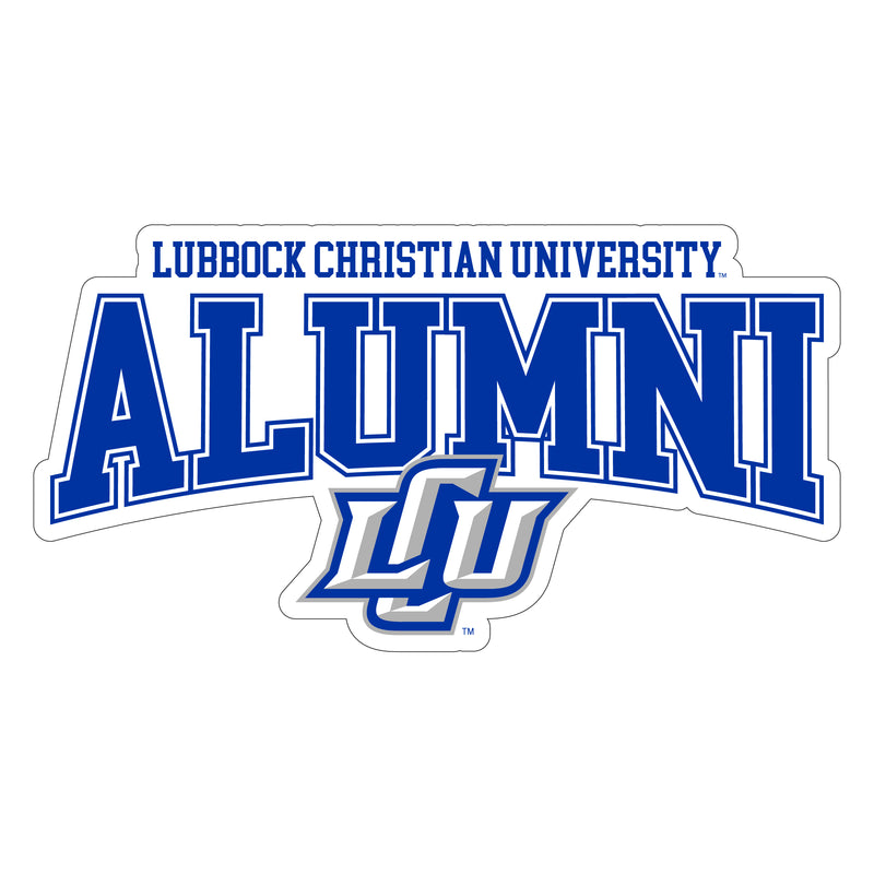 Lubbock Christian University Chaparral Laser Cut Alumni Vinyl Sticker/Magnet - Officially Licensed 3-Inch