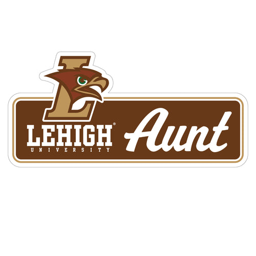 Lehigh University Mountain Hawks Proud Die Cut Decal Officially Licensed Collegiate Product 4-Inches Wide