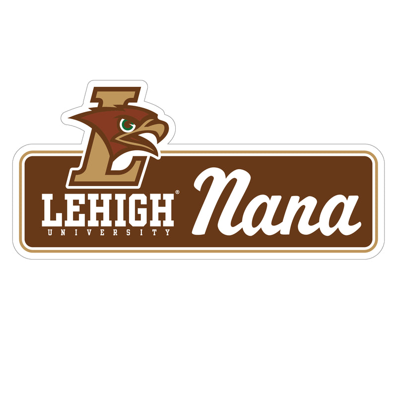 Lehigh University Mountain Hawks Proud Die Cut Magnet Officially Licensed Collegiate Product 3-Inches Wide