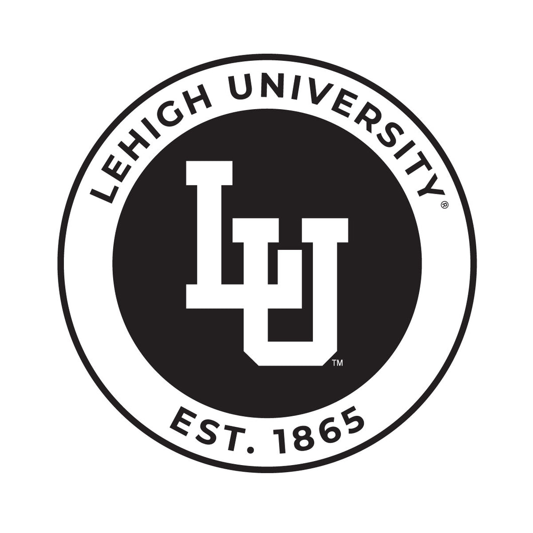 Lehigh University Mountain Hawks Officially Licensed Black Vinyl Decal Sticker Holographic Backing