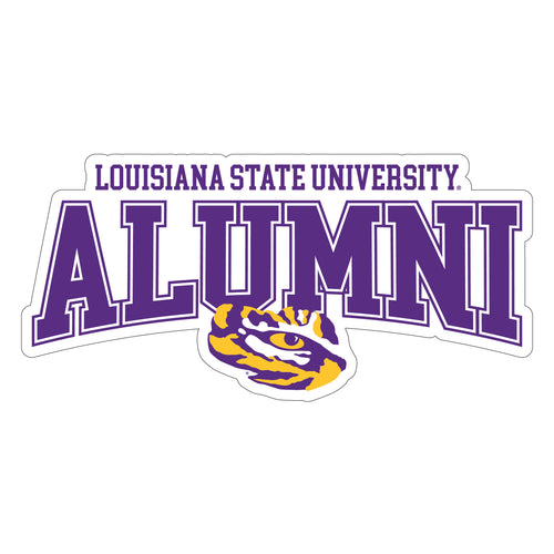 LSU Tigers Laser Cut Alumni Vinyl Sticker/Magnet - Officially Licensed 4-Inch