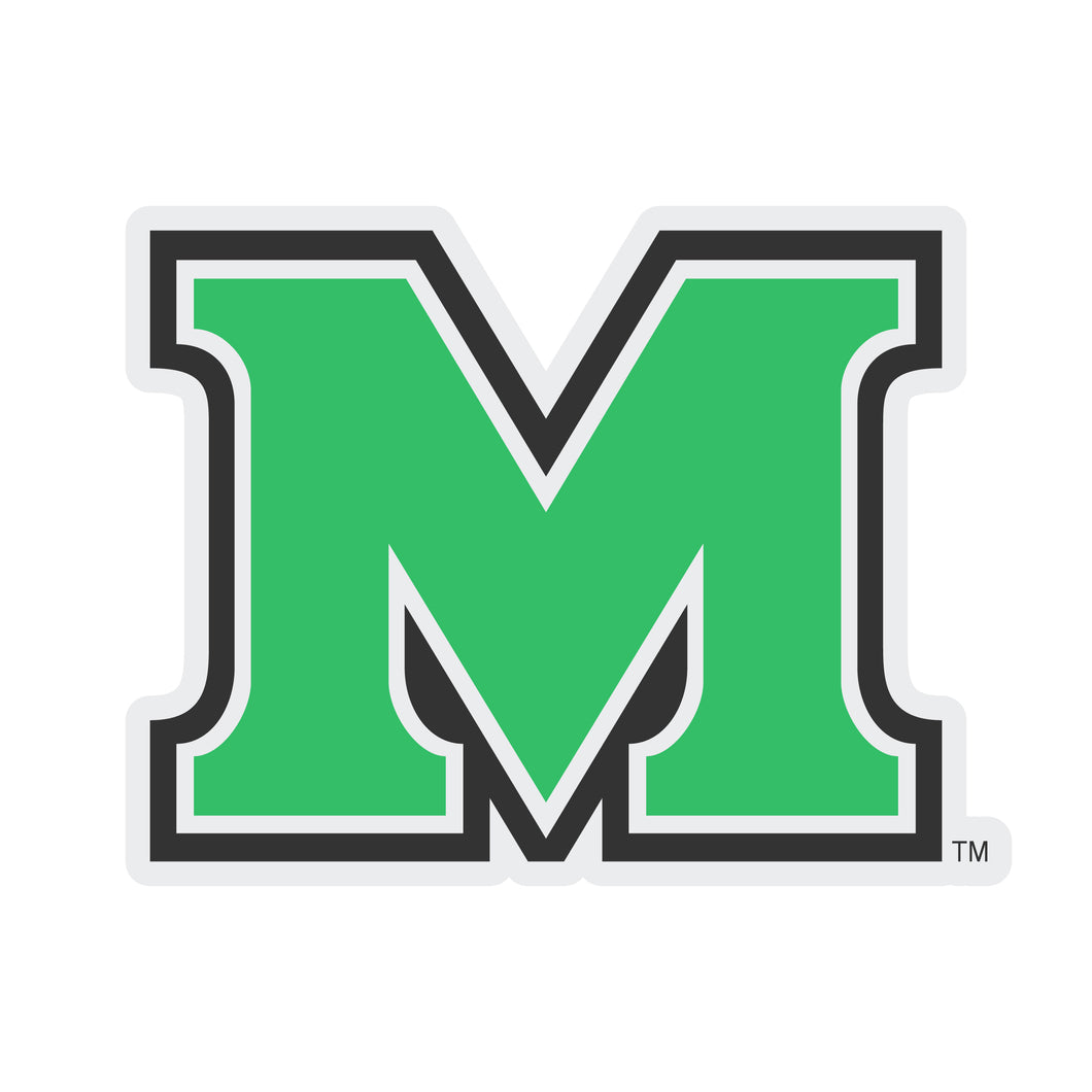 Marshall Thundering Herd Choose Style and Size NCAA Vinyl Decal Sticker for Fans, Students, and Alumni