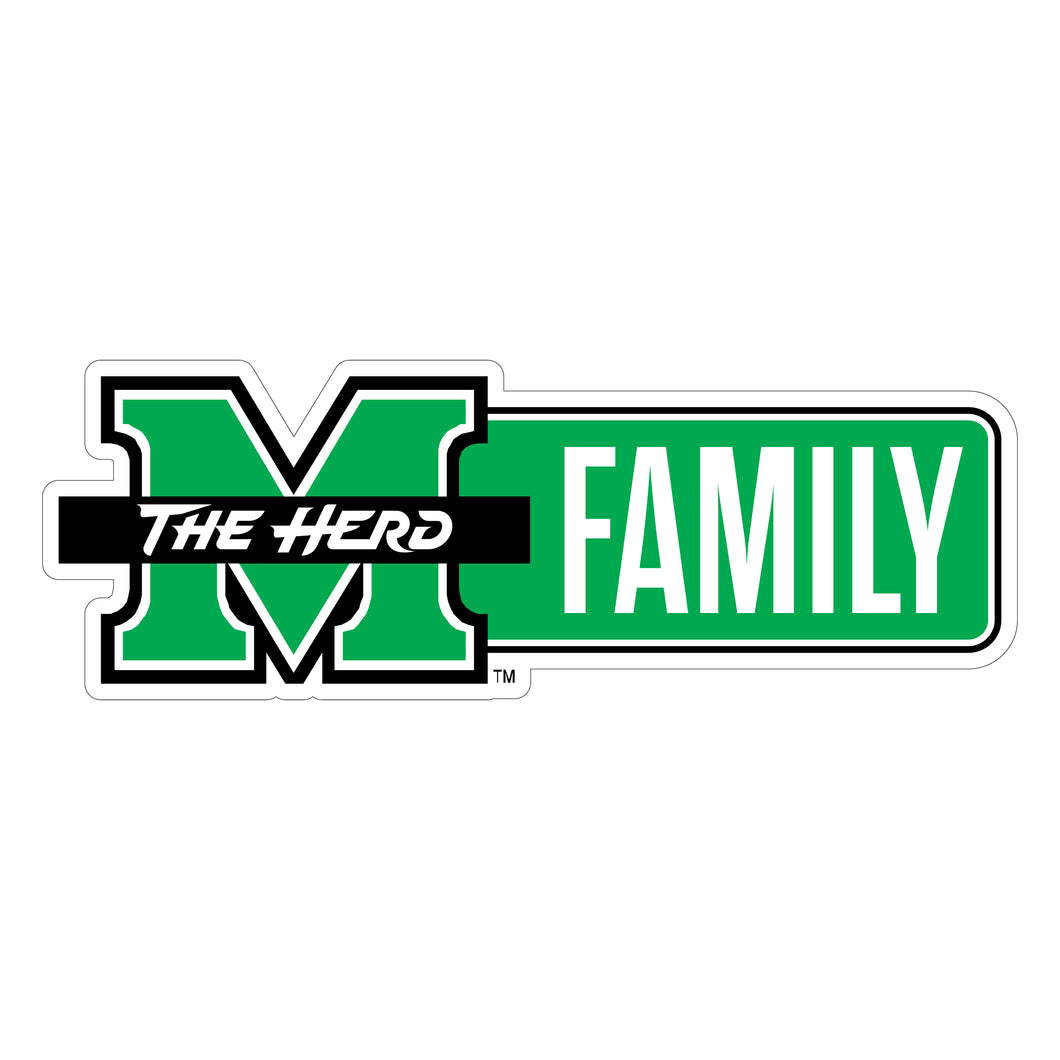 Marshall Thundering Herd Proud Die Cut Decal Officially Licensed Collegiate Product