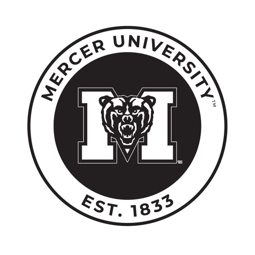 Mercer University Officially Licensed Black Vinyl Decal Sticker Clear Backing