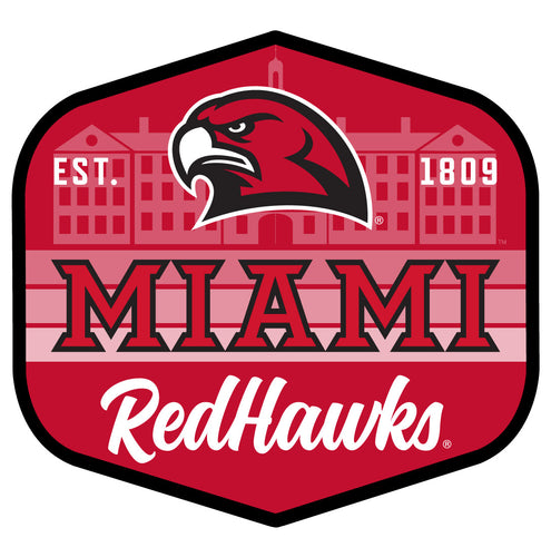 Miami University of Ohio Scenic Background Vinyl Sticker/Magnet - Officially Licensed 