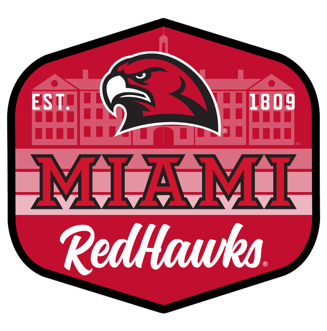 Miami University of Ohio Scenic Background Vinyl Sticker/Magnet - Officially Licensed 