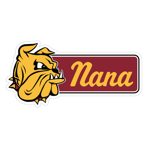 Minnesota Duluth Bulldogs Proud Die Cut Decal Officially Licensed Collegiate Product 6-Inches Wide