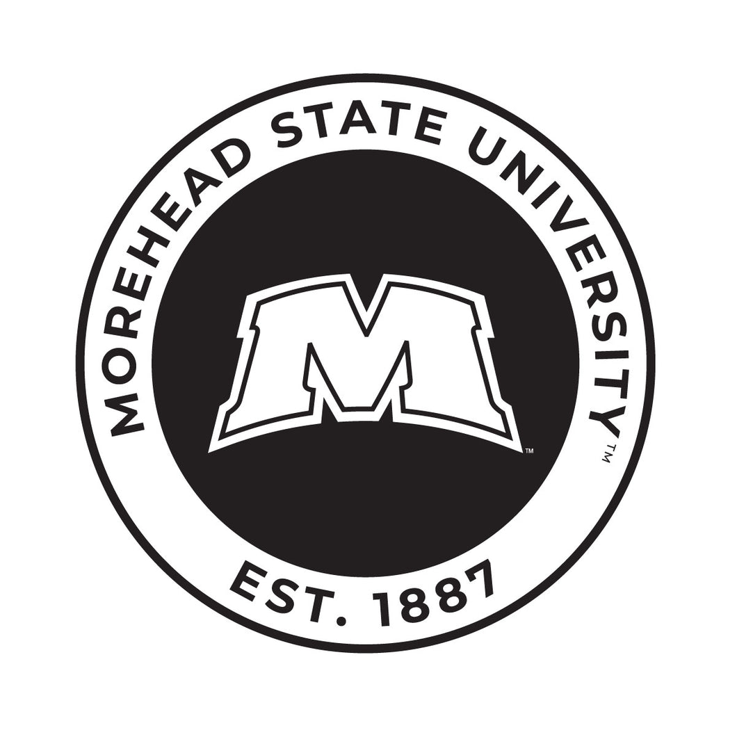 Morehead State University Officially Licensed Black Vinyl Decal Sticker Holographic Backing