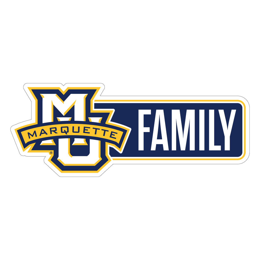 Marquette Golden Eagles Proud Die Cut Decal Officially Licensed Collegiate Product