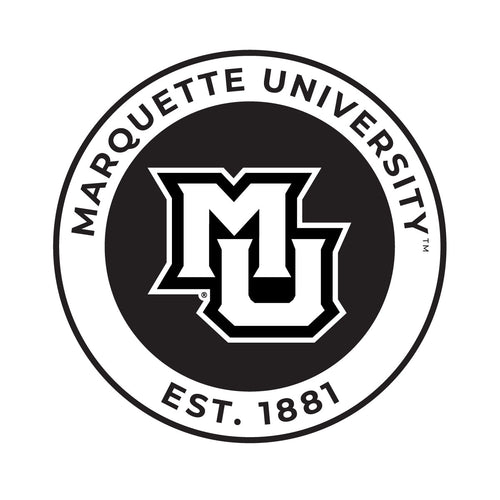Marquette Golden Eagles Officially Licensed Black Vinyl Decal Sticker Holographic Backing