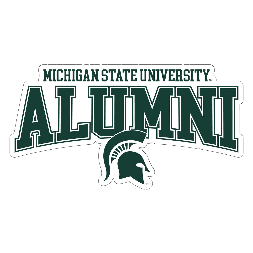 Michigan State Spartans Laser Cut Alumni Vinyl Sticker/Magnet - Officially Licensed 6-Inch