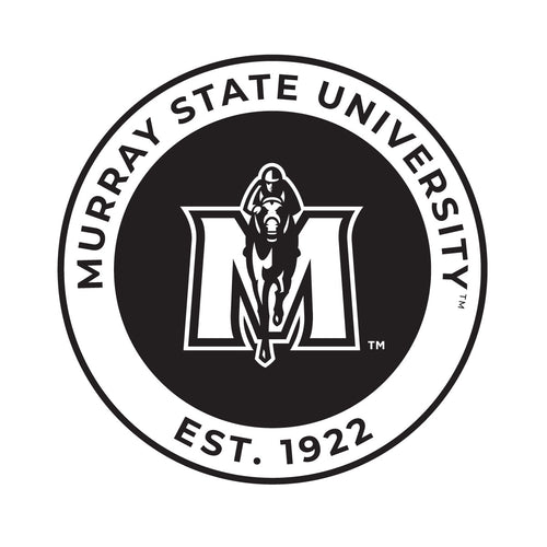 Murray State University Officially Licensed Black Vinyl Decal Sticker White Backing