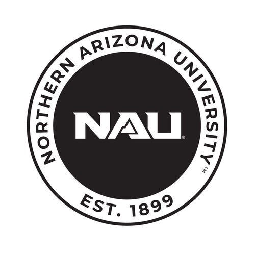 Northern Arizona University Officially Licensed Black Vinyl Decal Sticker White Backing