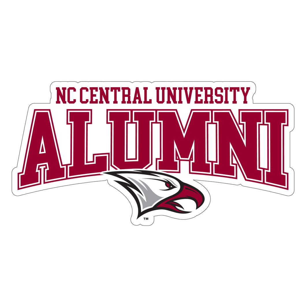 North Carolina Central Eagles Laser Cut Alumni Vinyl Sticker/Magnet - Officially Licensed 8-Inch