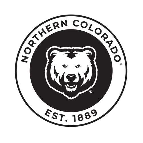 Northern Colorado Bears Officially Licensed Black Vinyl Decal Sticker Holographic Backing