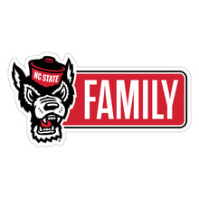 Load image into Gallery viewer, NC State Wolfpack Proud Die Cut Magnet Officially Licensed Collegiate Product
