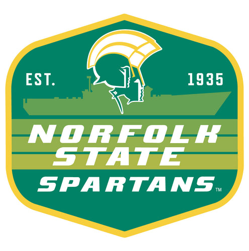 Norfolk State University Scenic Background Vinyl Sticker/Magnet - Officially Licensed 
