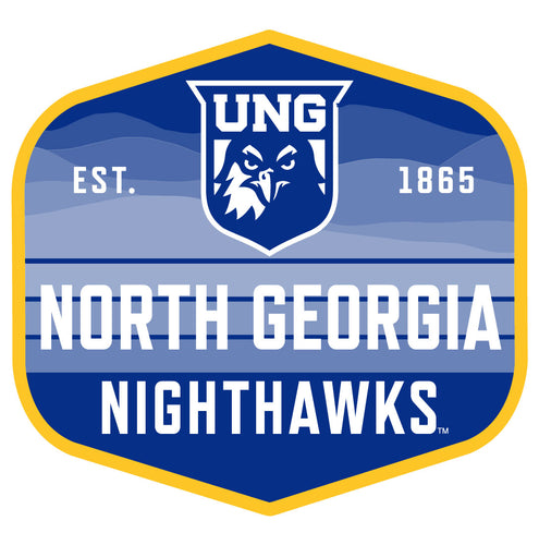 North Georgia Nighthawks Scenic Background Vinyl Sticker/Magnet - Officially Licensed 