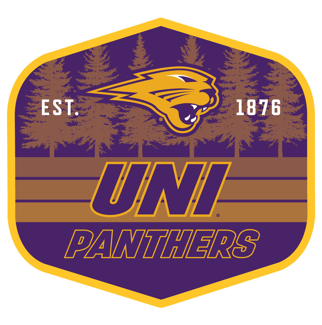 Northern Iowa Panthers Scenic Background Vinyl Sticker/Magnet - Officially Licensed 