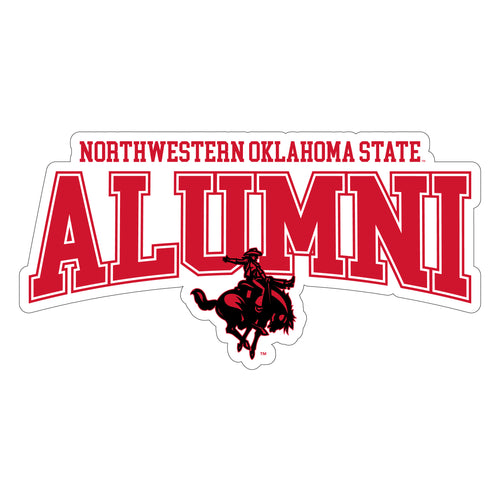 Northwestern Oklahoma State University Laser Cut Alumni Vinyl Sticker/Magnet - Officially Licensed 8-Inch