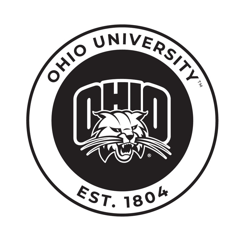 Ohio University Officially Licensed Black Vinyl Decal Sticker Holographic Backing