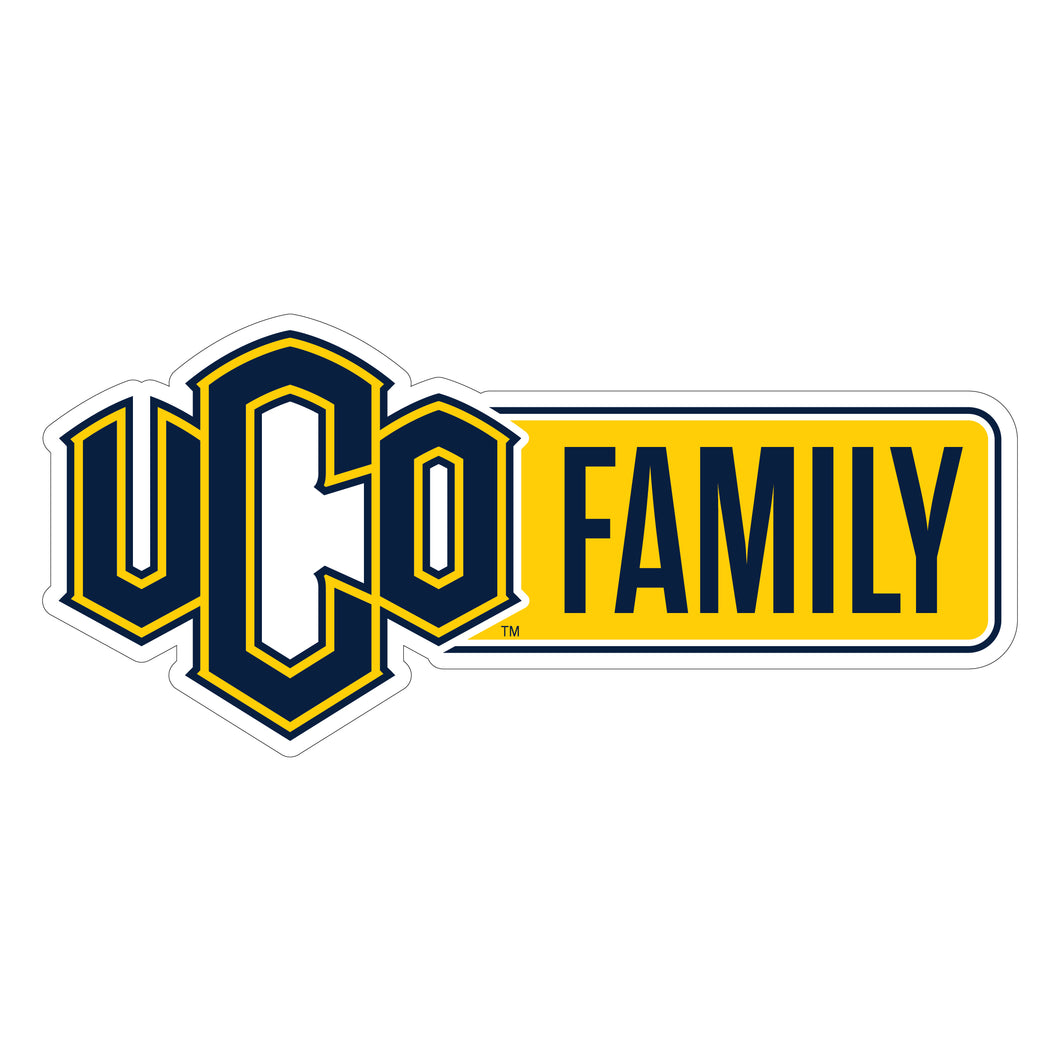University of Central Oklahoma Bronchos Proud Die Cut Decal Officially Licensed Collegiate Product