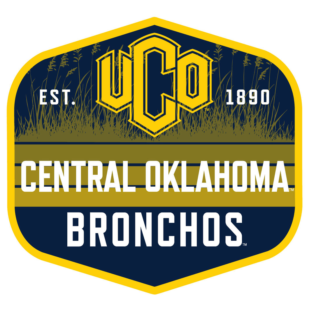 University of Central Oklahoma Bronchos Scenic Background Vinyl Sticker/Magnet - Officially Licensed 