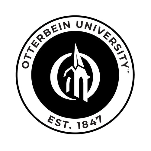 Otterbein University Officially Licensed Black Vinyl Decal Sticker White Backing