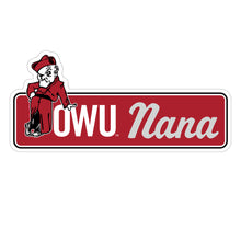 Load image into Gallery viewer, Ohio Wesleyan University Proud Die Cut Decal Officially Licensed Collegiate Product
